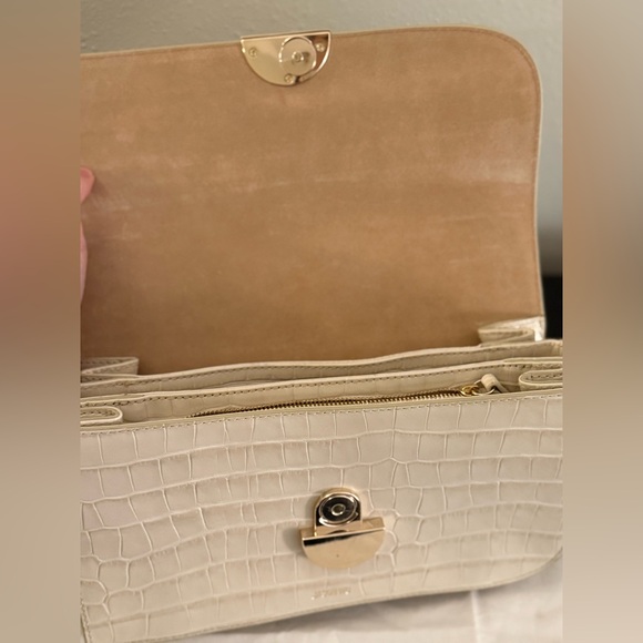 Jason Wu Orbit Croc Embossed Leather Clutch - Picture 2 of 5